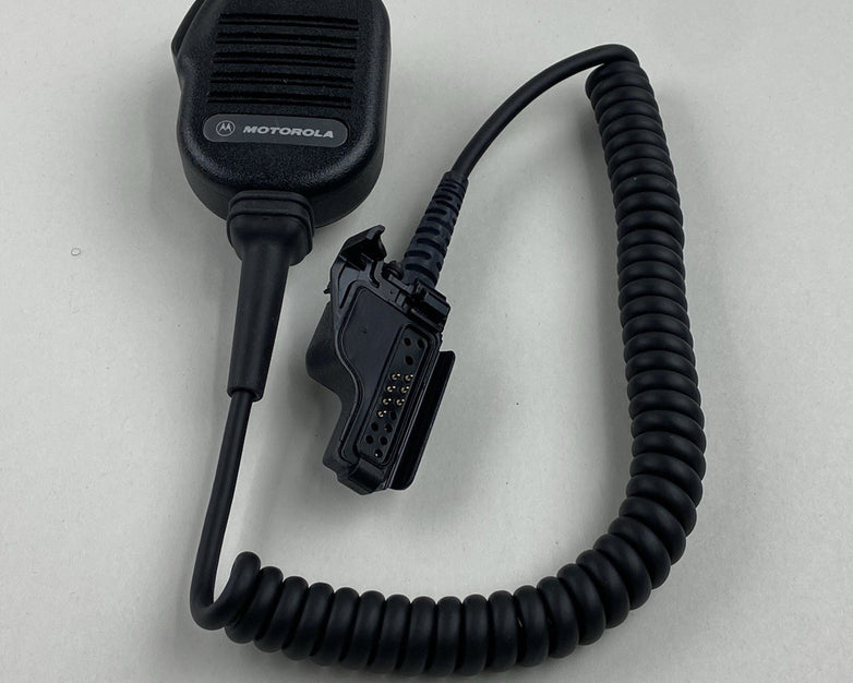 Motorola NMN6193C Standard Remote Speaker Microphone with Coiled Cord - Lot of 5