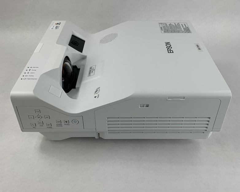 Epson EB-770Fi HA78A LCD Laser Projector 0 Lamp Hours w/ Remote & Pens - Tested