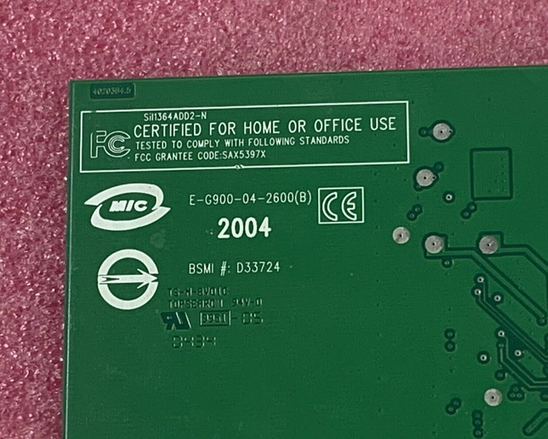 Silicon Image Sil1364ADD2-N CN-0J4571 Video Card