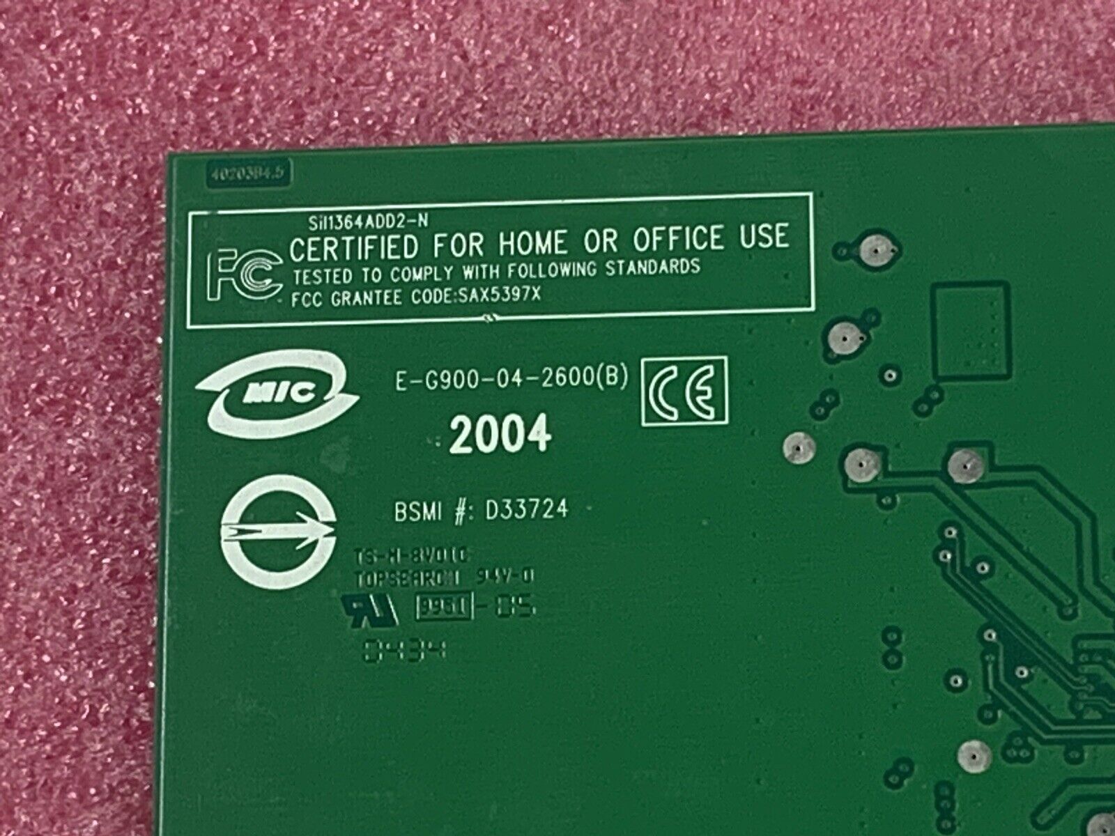 Silicon Image Sil1364ADD2-N CN-0J4571 Video Card