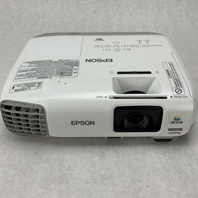Epson PowerLite W29 H690A LCD Lamp Projector 3443 Lamp Hours - No Remote