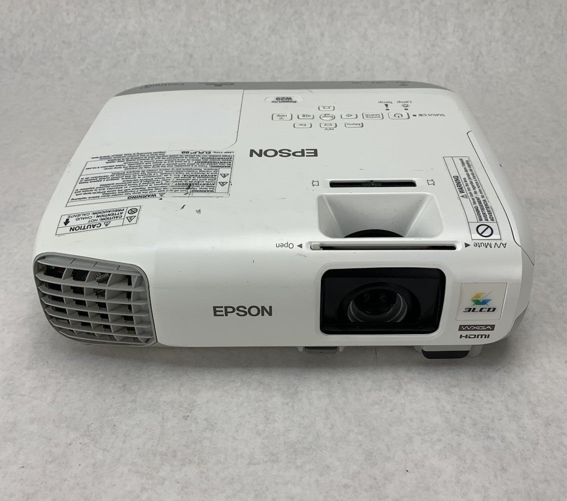 Epson PowerLite W29 H690A LCD Lamp Projector 3443 Lamp Hours - No Remote1
