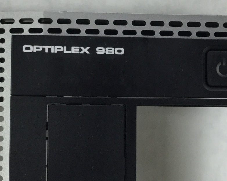 Dell Optiplex 980 Desktop Front Case Black / Silver Bezel Cover  N213K