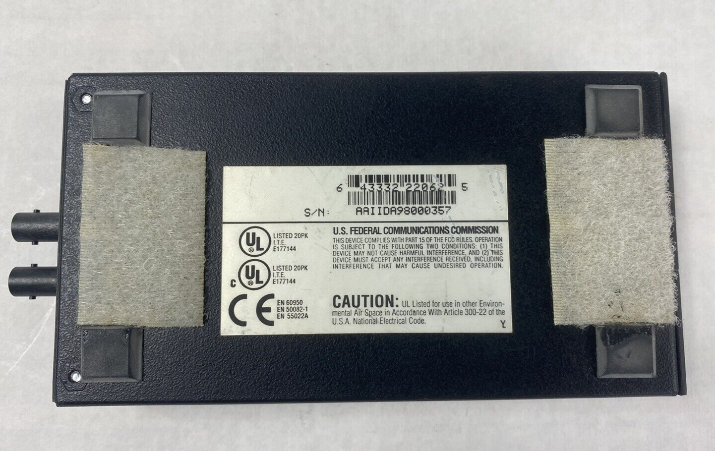 Canary CFT 2062 100Base-FX to 100Base-TX Media Converter Tested