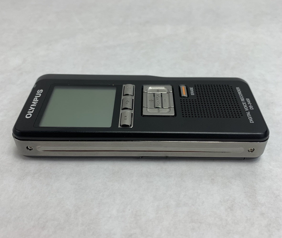 Olympus DS-3400 Digital Voice Recorder w/ Sleeve - Tested5