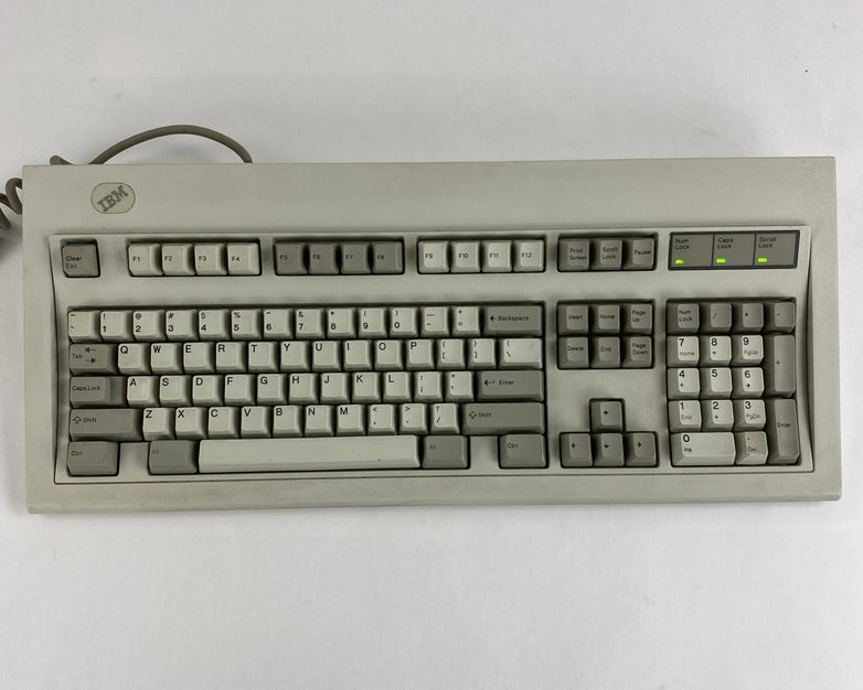 Vintage IBM 1391401 Spring Mechanical PS/2 Keyboard Model M - Parts Or Repair