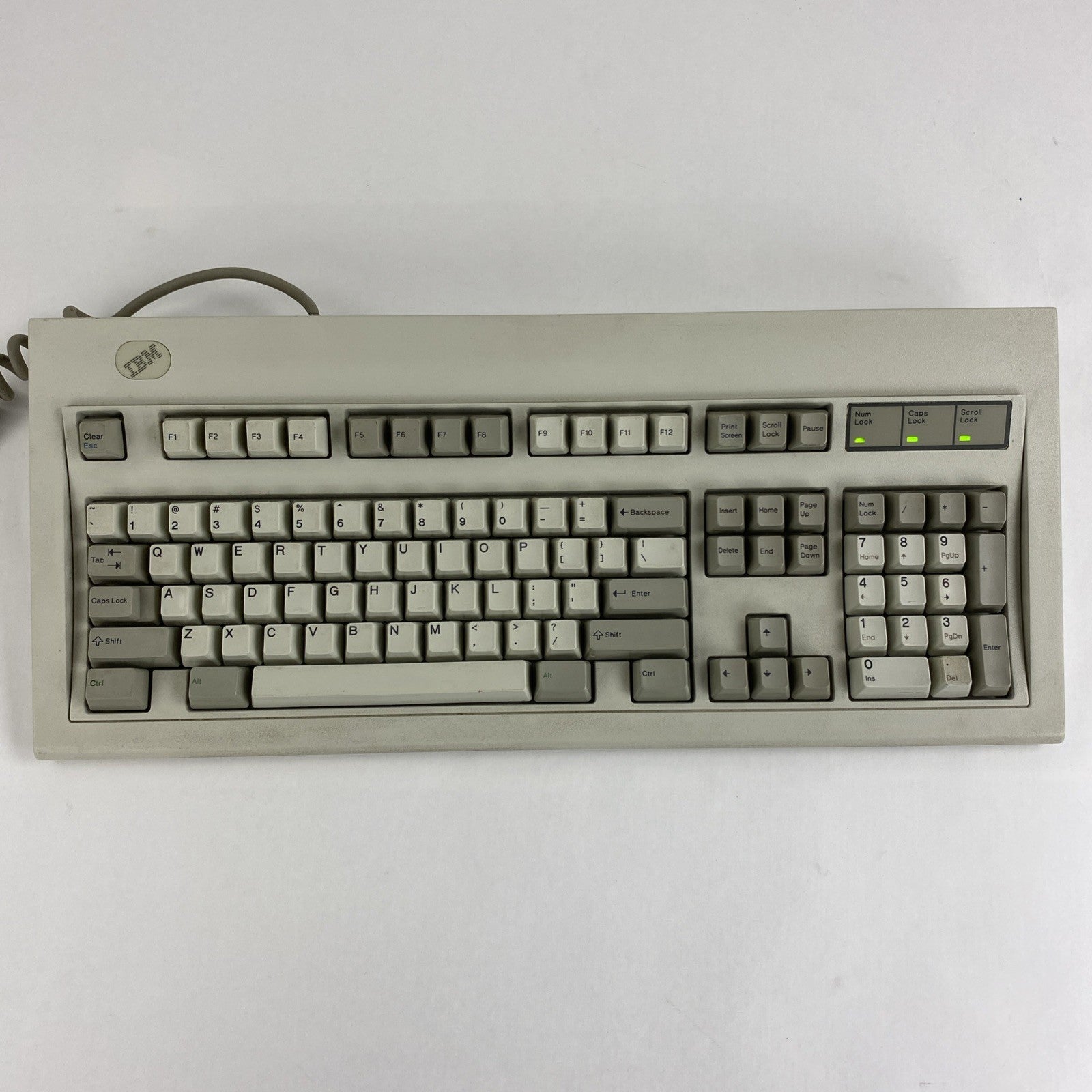 Vintage IBM 1391401 Spring Mechanical PS/2 Keyboard Model M - Parts Or Repair1