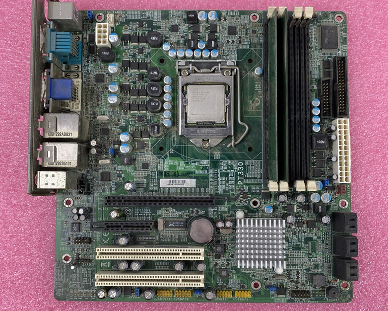 DFI PT330 Motherboard Intel Core i5-660 3.3GHz 4GB RAM w/ Shield