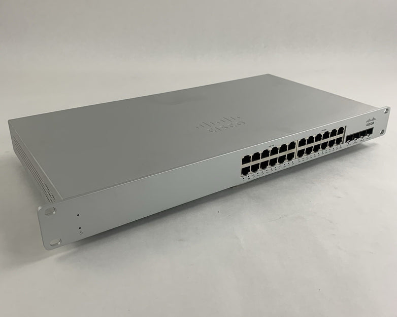 Cisco Meraki MS225-24P-HW Unclaimed 24-Port Gigabit Switch Tested Reset