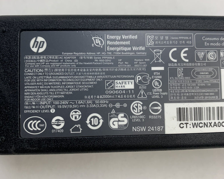 Mixed Lot of 11 HP PPP0XXX 19.5V 3.33A 65W Power Adapter