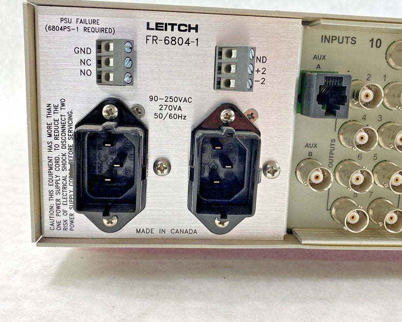 Leitch FR-6804-1 Digital Glue with 8x DDA-5001 Non-relocking DA cards