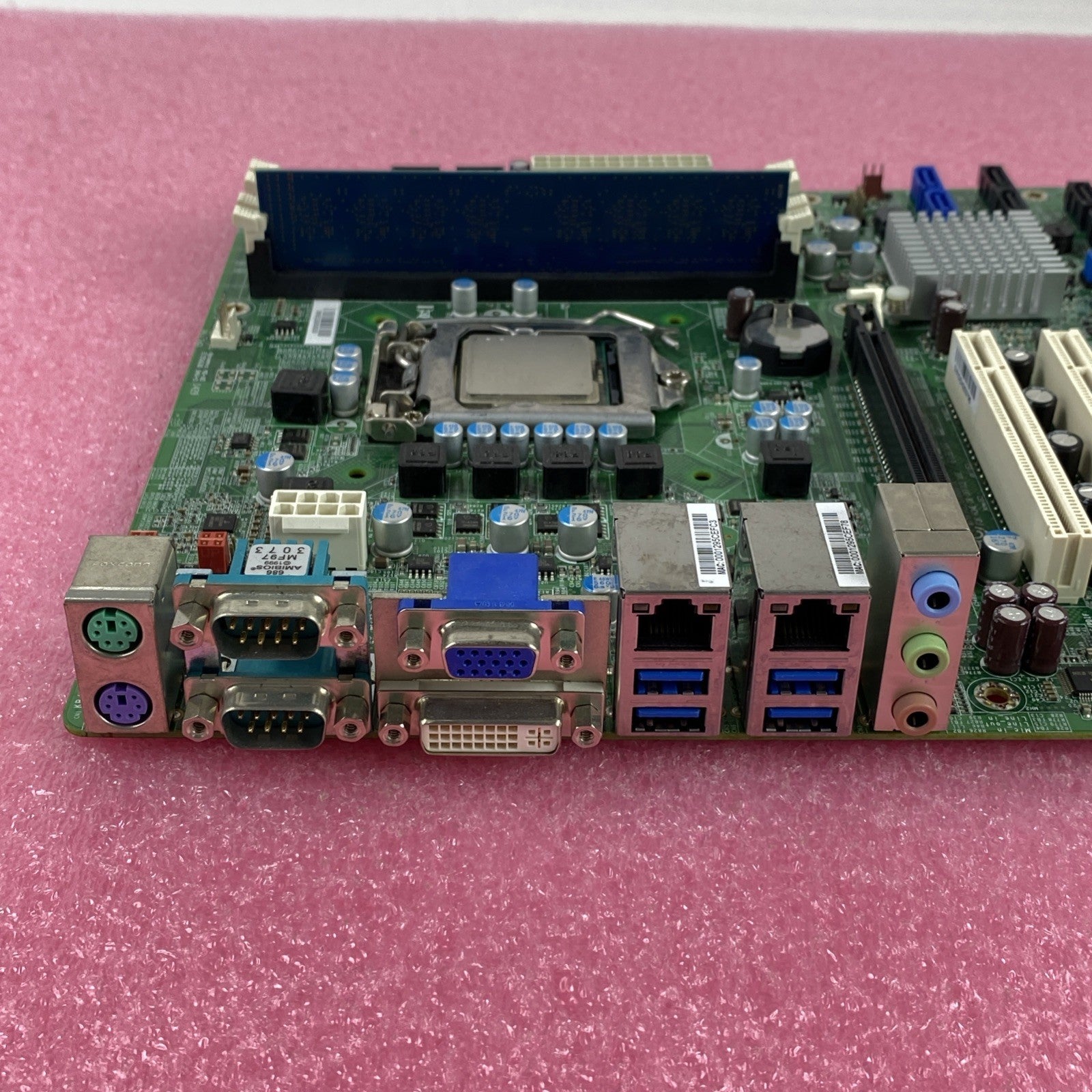 DFI MB331 Motherboard Intel Core i3-2100 3.1 GHz 4 GB RAM w/ Shield