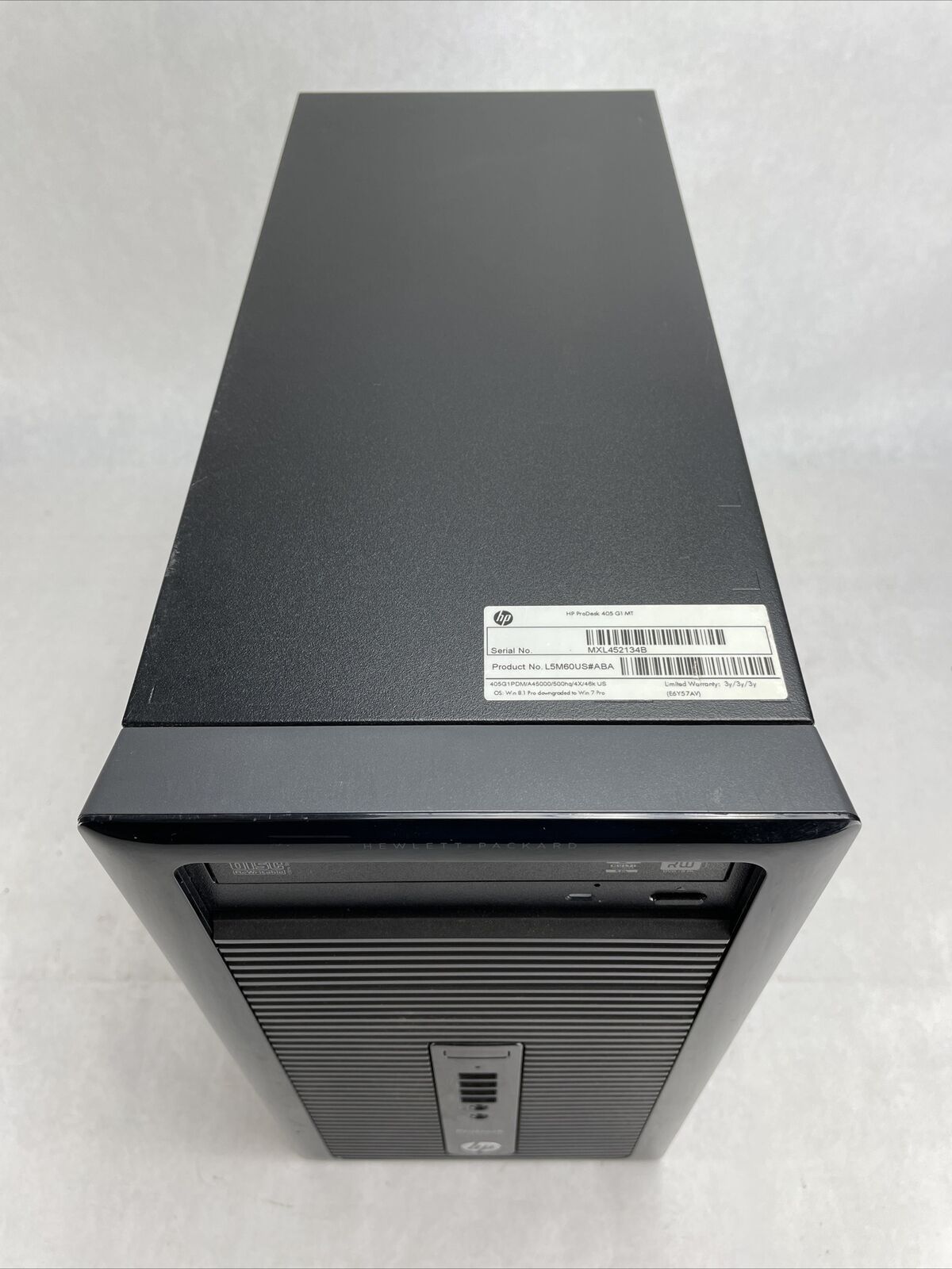 HP ProDesk 405 G1 MT AMD A4-5000 1.5GHz 8GB RAM No HDD No OS