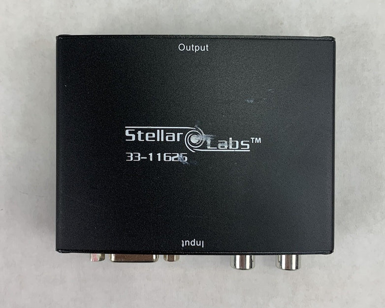 Stellar Labs 33-11625 VGA Video to HDMI Converter w/ AC Adapter