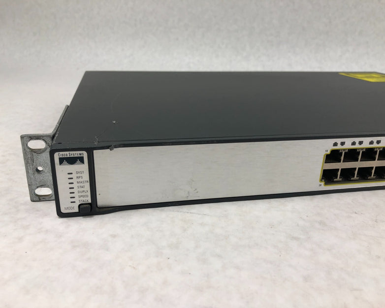 Cisco WS-C3750-24TS-S Catalyst 3750 Series 24 Port Managed Switch