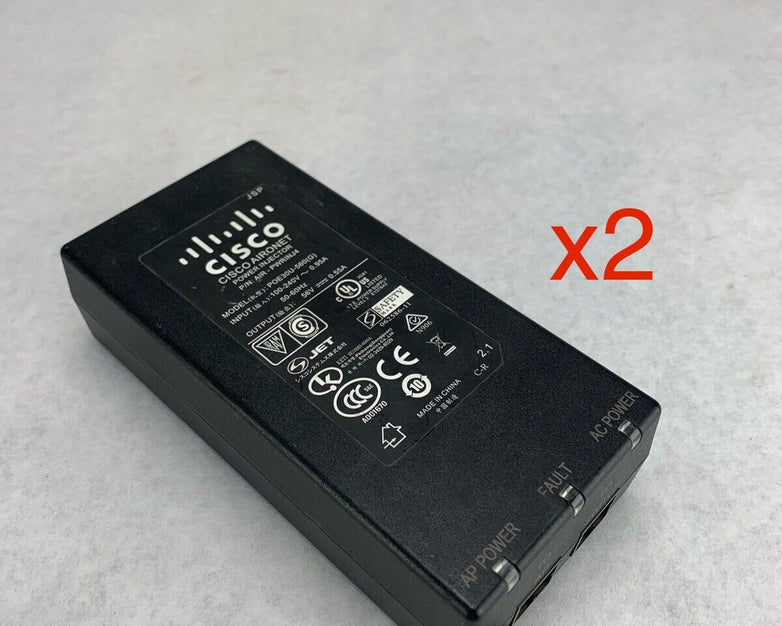 Cisco POE30U-560(G) Power Module Adapter AIR-PWRINJ4 56V (Lot of 2)