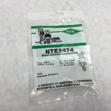 NTE  NTE5474 Silicon Controlled Rectifier (SCR)   Factory Sealed