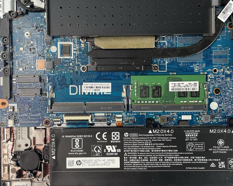 HP EliteBook 850 G8 15.6" i7-1185G7 3.00 GHz 16 GB RAM No SSD/OS/AC - READ