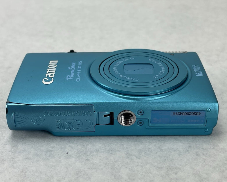 Canon PC1733 ELPH 110 HS 16.1MP Full HD Camera Blue No Memory Tested Reset