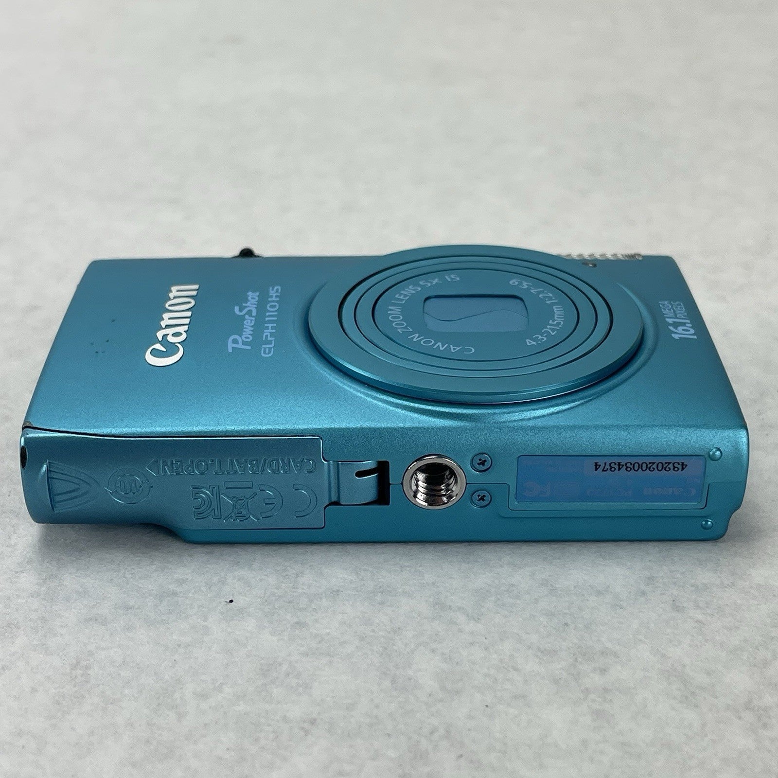 Canon PC1733 ELPH 110 HS 16.1MP Full HD Camera Blue No Memory Tested Reset6