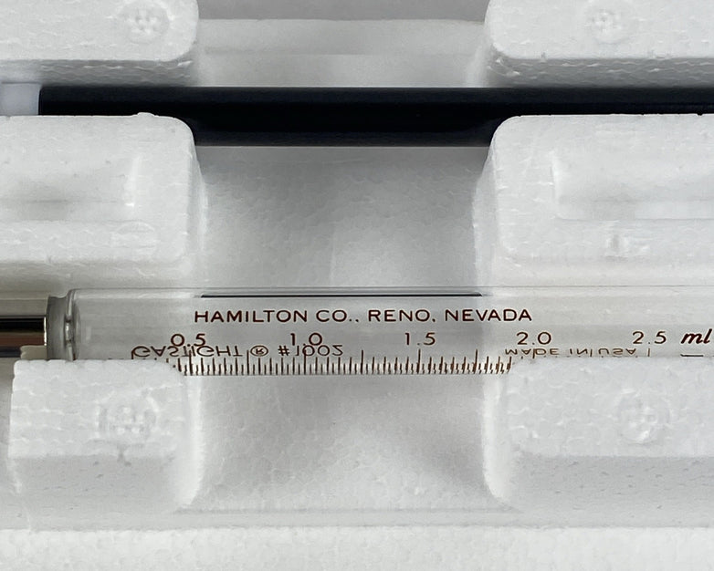Hamilton 81420 1002TLL 2.5ml Luer Lock TLL Gastight Instrument Syringe