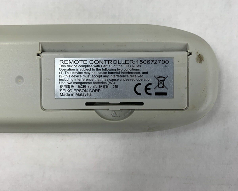 Lot of 4 Epson 150672700 Remote Controller