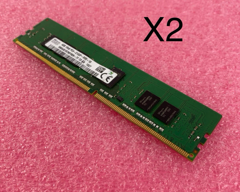 SK Hynix 4GB DDR4 PC4-2133P Desktop Memory Ram HMA451R7MFR8N-TF - Lot of 2