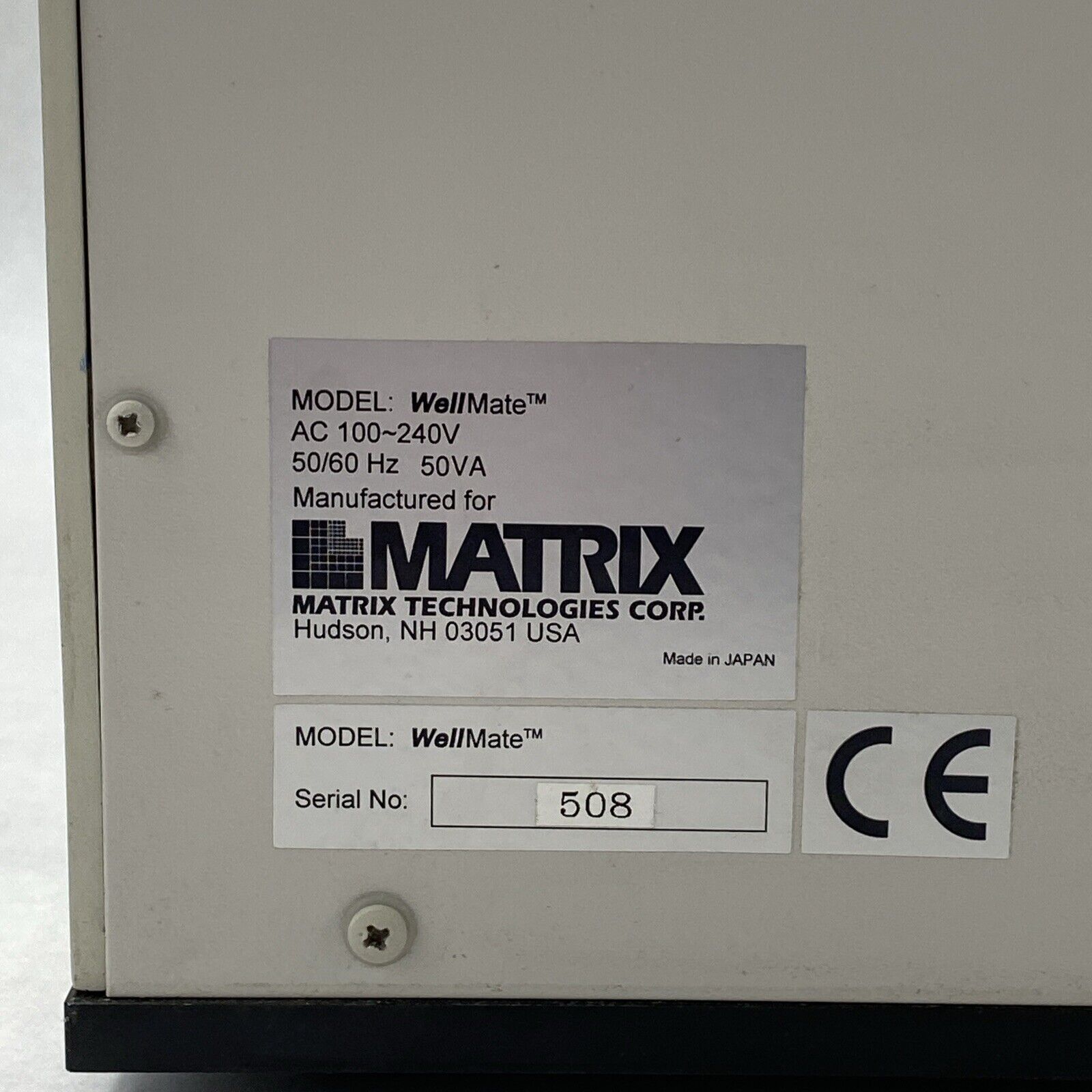Thermo Scientific Matrix WellMate Microplate Dispenser