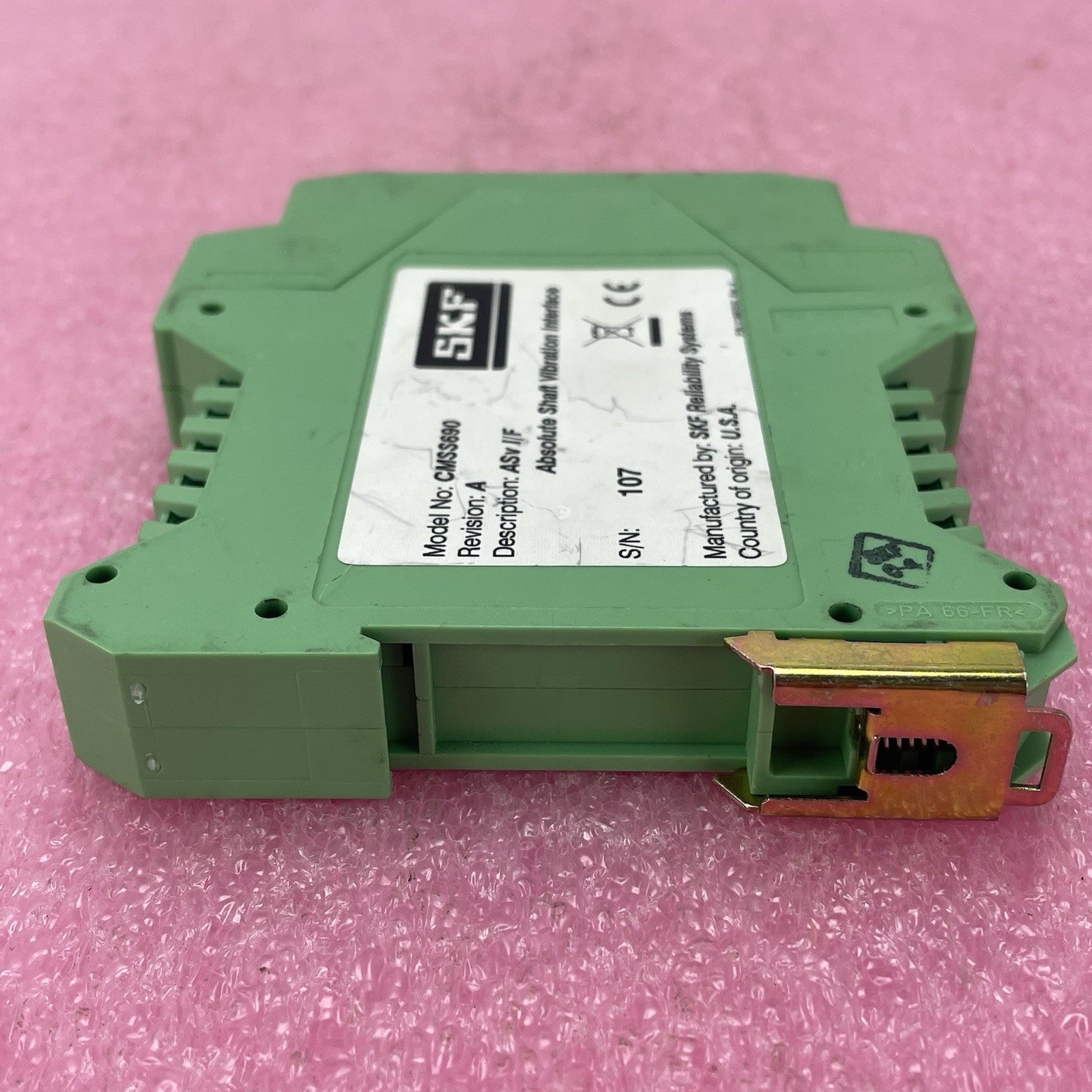 SKF CMSS690 Rev. A Absolute Shaft Vibration Interface Module Untested2