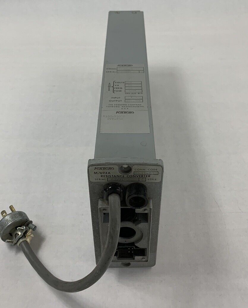 Foxboro 694AC-0AW-6 M/694A Resistance Converter