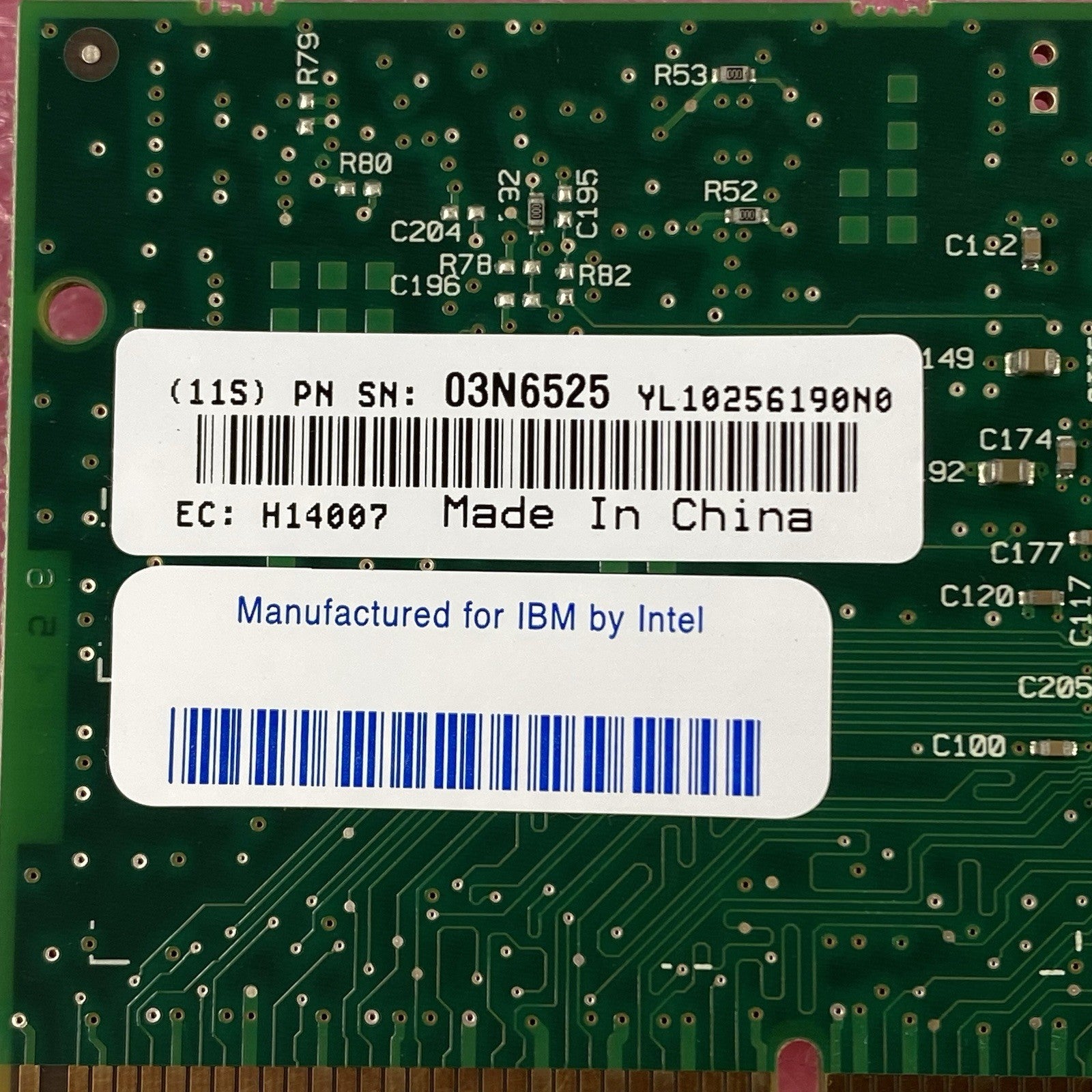 IBM 03N6525 1Gb 1-Port PCI-X Eth-TX Adapter 10-100-10009