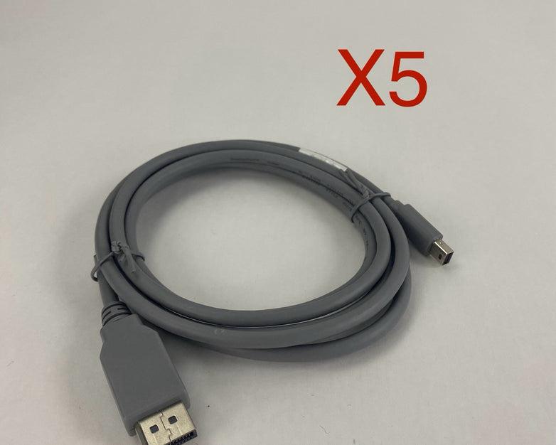 DsplayPort E101344 VW-1 Space Shuttle-C 6' Cable Lot of 5