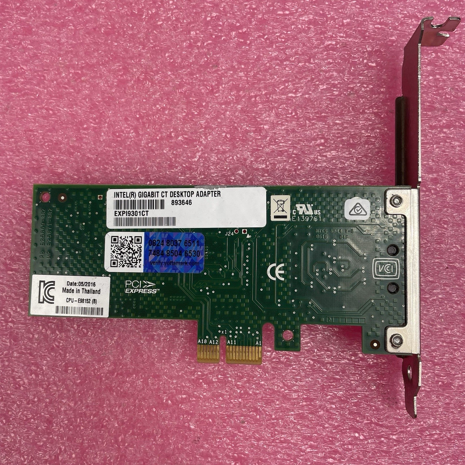 INTEL EXPI9301CT Gigabit CT Desktop Adapter