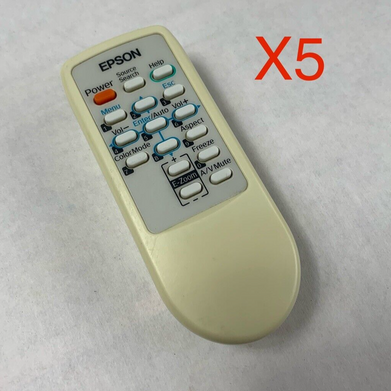 Lot of 5 Epson 145664100 Projector Remote Controller