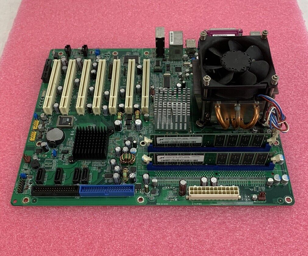 DFI G7V600-B Motherboard Intel Pentium 4 3.4GHz 1GB RAM w/Shield