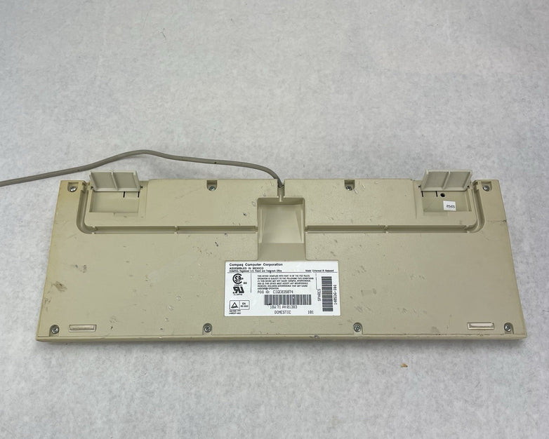 Compaq Enhanced III Vintage Keyboard Yellowed Tested