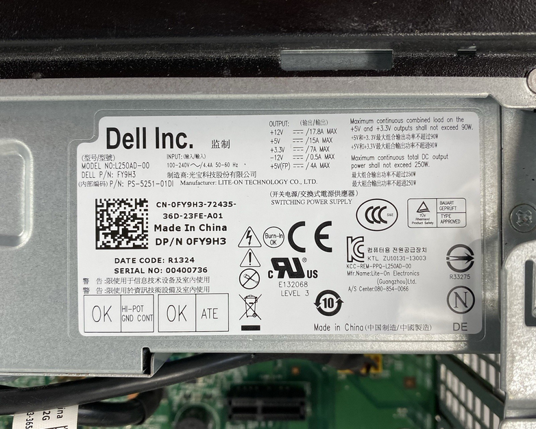 Dell OptiPlex 3010 SFF Pentium G2020 2.90GHz 2GB RAM No HDD No OS