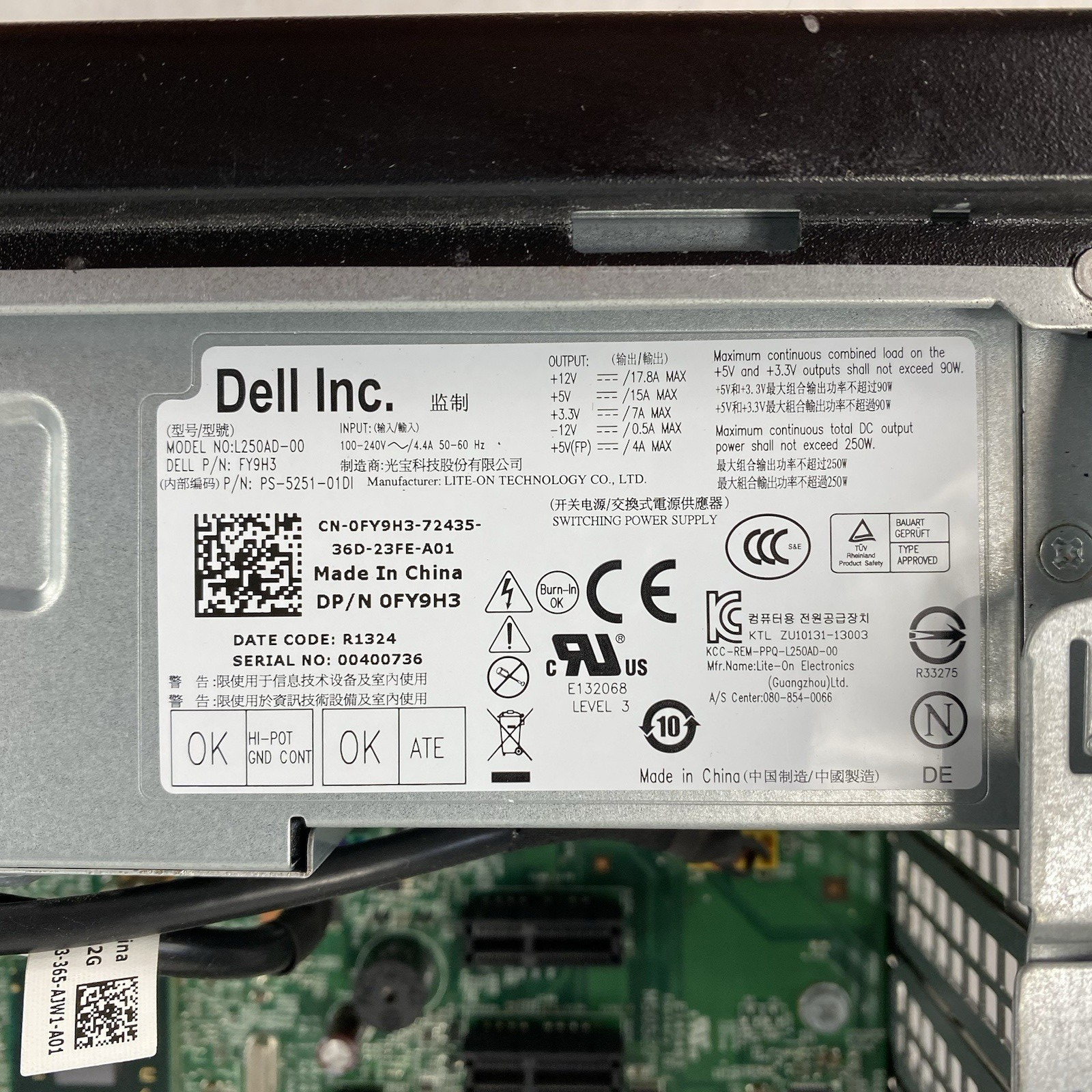 Dell OptiPlex 3010 SFF Pentium G2020 2.90GHz 2GB RAM No HDD No OS
