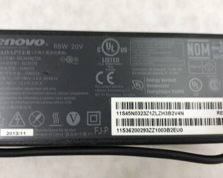Lot of 10 Lenovo ADLX65NCT2A Thinkpad Laptop Charger AC Adapter 20V 3.25A 65W