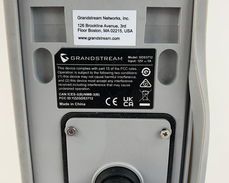 Grandstream GDS3712 HD Audio IP Intercom System - Untested
