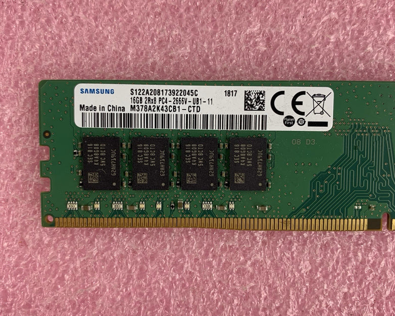 Samsung M378A2K43CB1-CTD 16 GB 2RX8 PC4-2666V PC Desktop Memory RAM