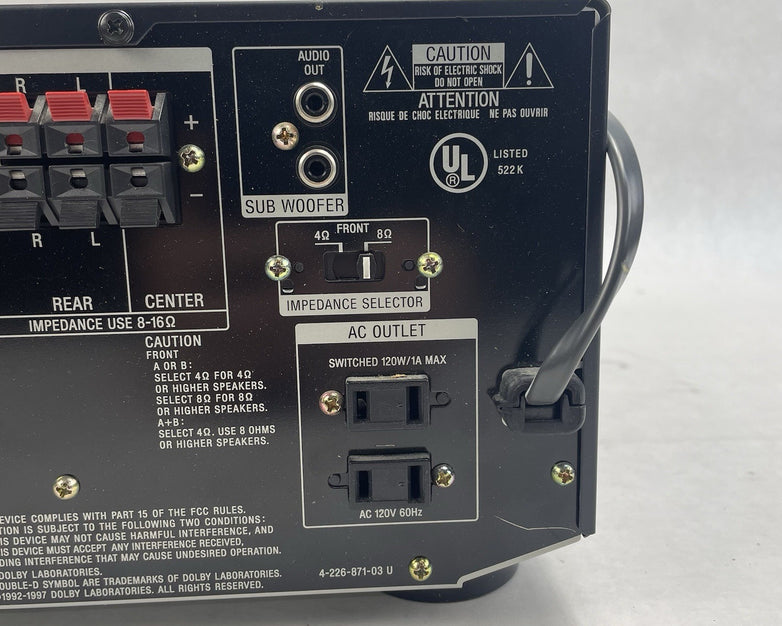 Sony STR‑DE945 5.1‑Channel A/V Receiver