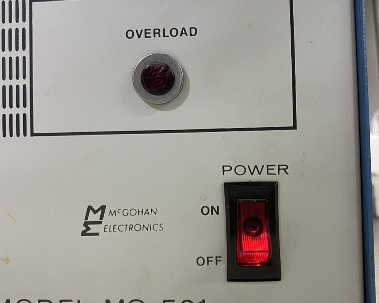 McGohan Electronics MS-501 Booster Amplifier 50 Watts