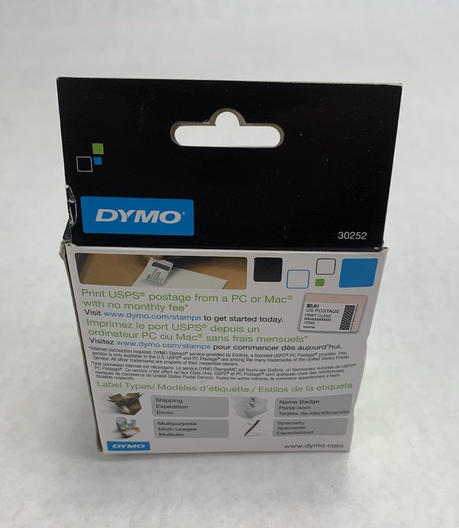 Dymo 30252 28mm x 89mm White Address Labels (Lot of 2)3