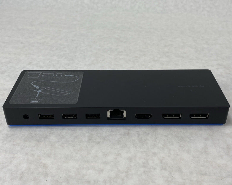 Lot of 3 HP L13898-002 USB-C Dock G4 Blue/Black - Tested