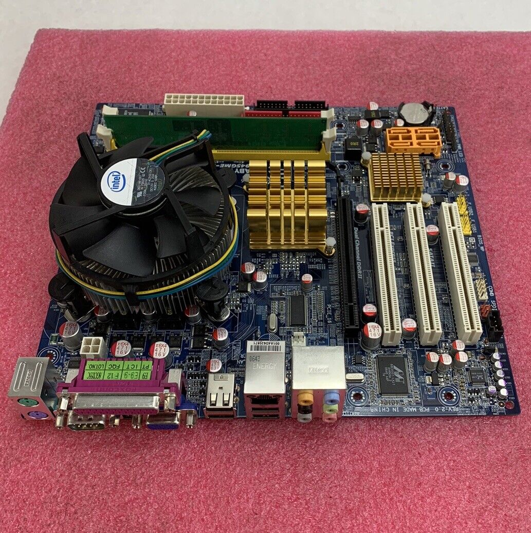 Gigabyte 945GME-DS2 Motherboard Intel Core 2 Duo 6420 2.13GHz 256MB RAM