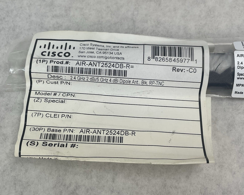 Cisco Antenna AIR-ANT2524DB-R Lot of 2