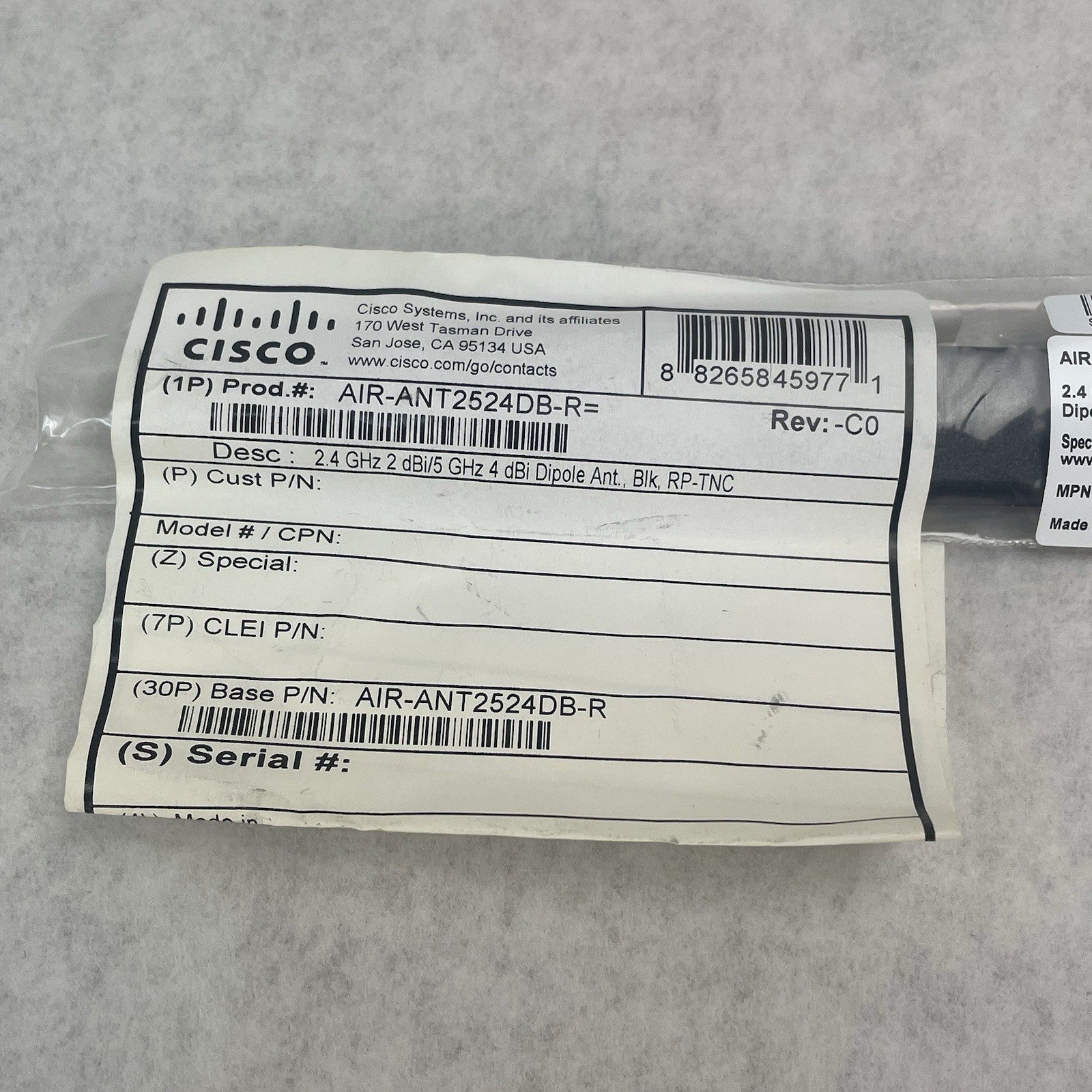 Cisco Antenna AIR-ANT2524DB-R Lot of 22
