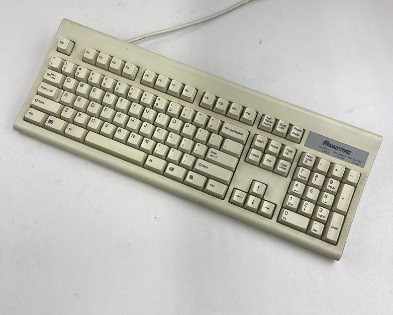 Dell AT101R PS/2 Keyboard Beige Vintage 5V 275 mA 26756