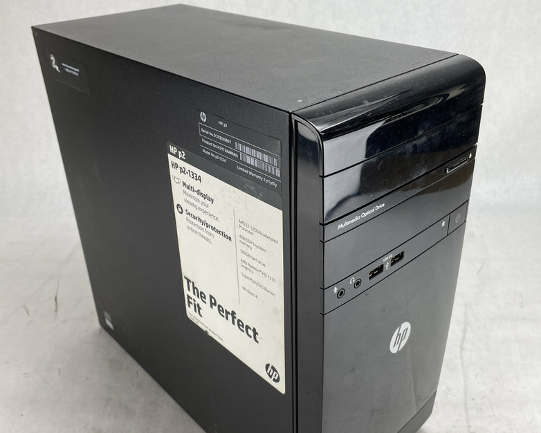HP Pavilion P2-1334 MT AMD E1-1200 1.4GHz 6GB RAM No HDD No OS